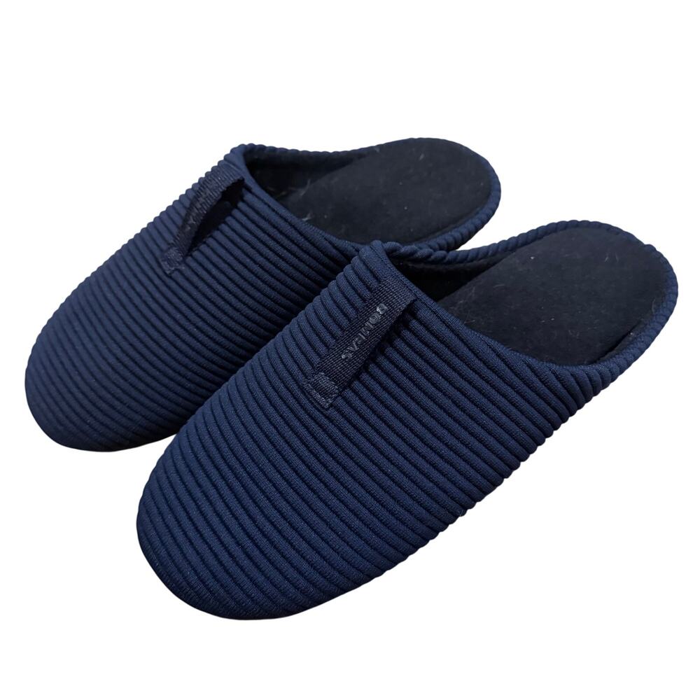 Bombas Nest Slippers Navy Blue House Shoes Lounge Comfort Mens Size 10